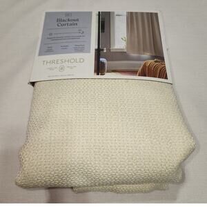 Threshold blackout curtain L 50'' x W 63'' cream Asheville